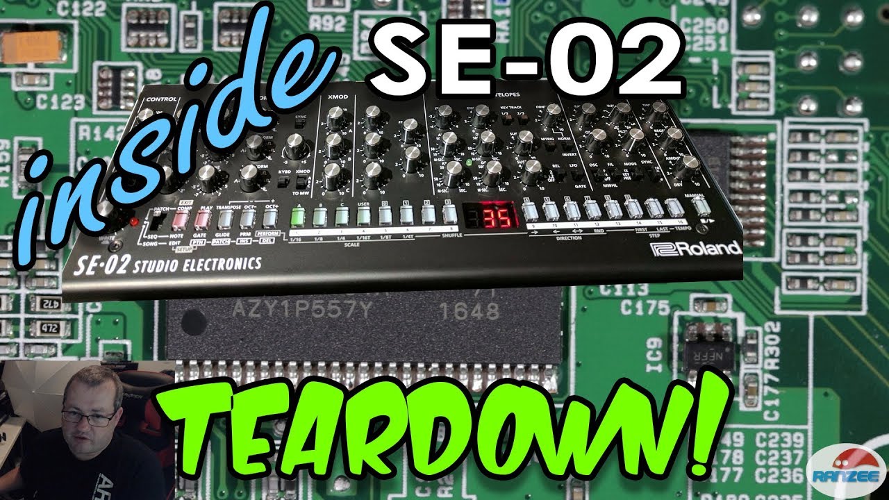 Inside the Roland Boutique SE-02 analog synthesizer