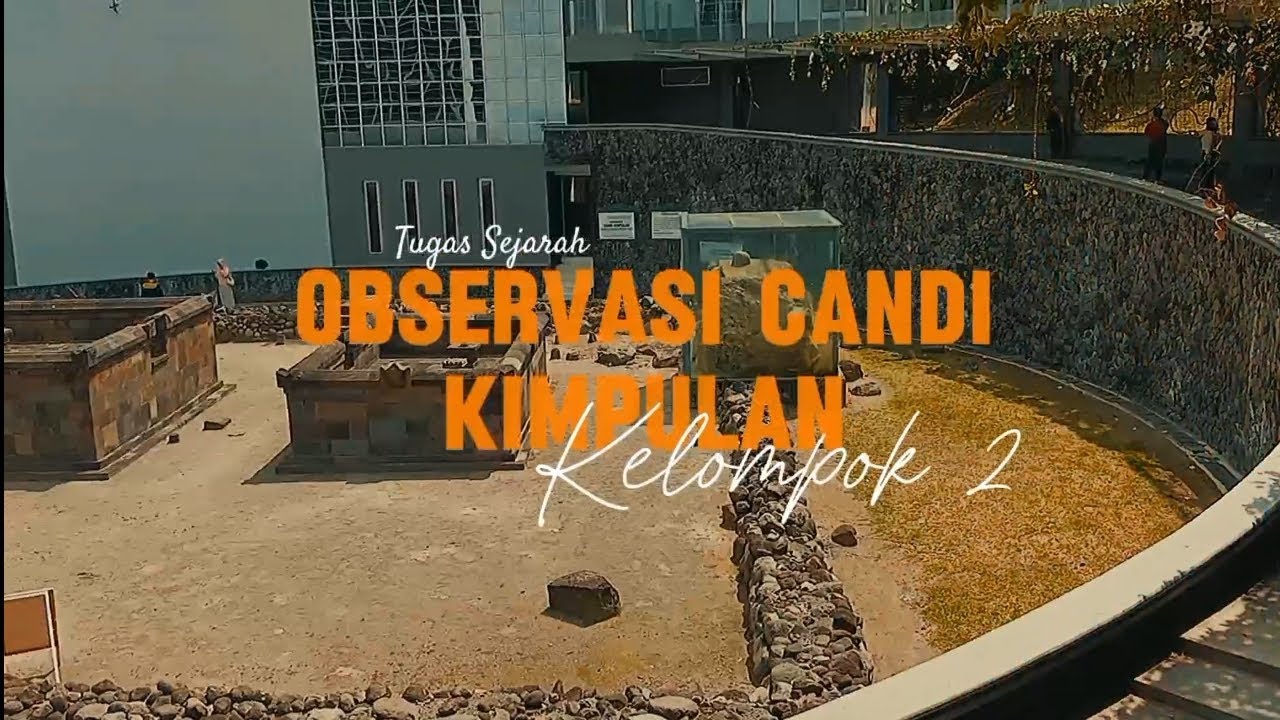 Candi yang di peluk oleh gedung kampus | Candi Kimpulan, UII Yogyakarta.