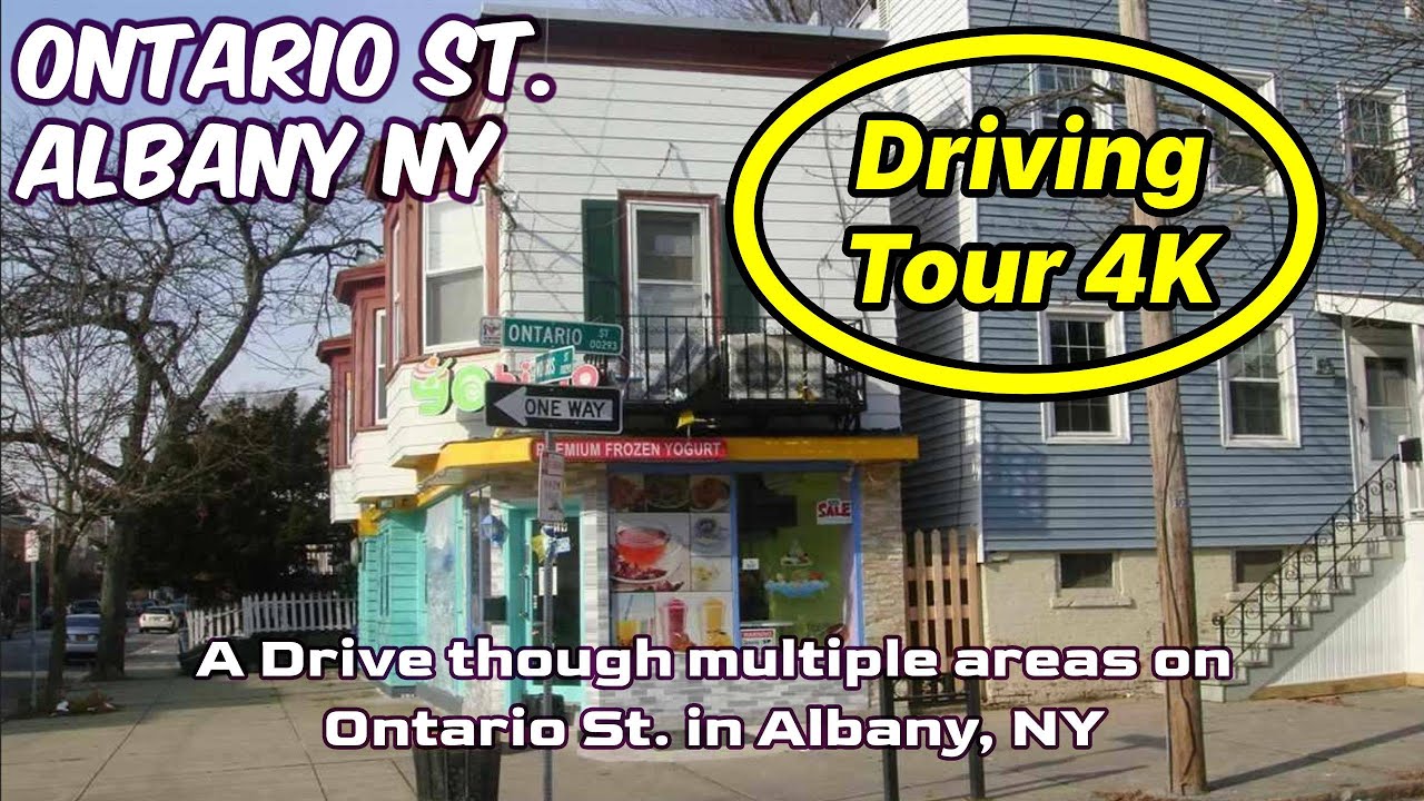 Ontario St. Albany NY | SUNY Albany Area | A Drive Through Tour [4K]