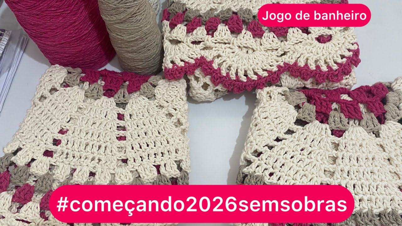 #começando2026semsobras um lindo jogão de banheiro!