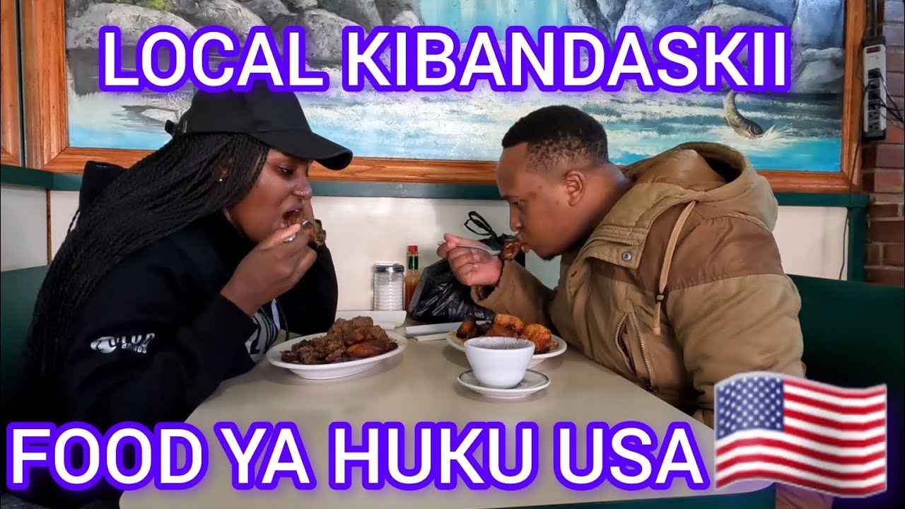 TOOK MY KENYAN🇰🇪 HUSBAND TO A LOCAL FOOD KIBANDASKII YA HUKU USA🇺🇸ON VALENTINES DAY😂