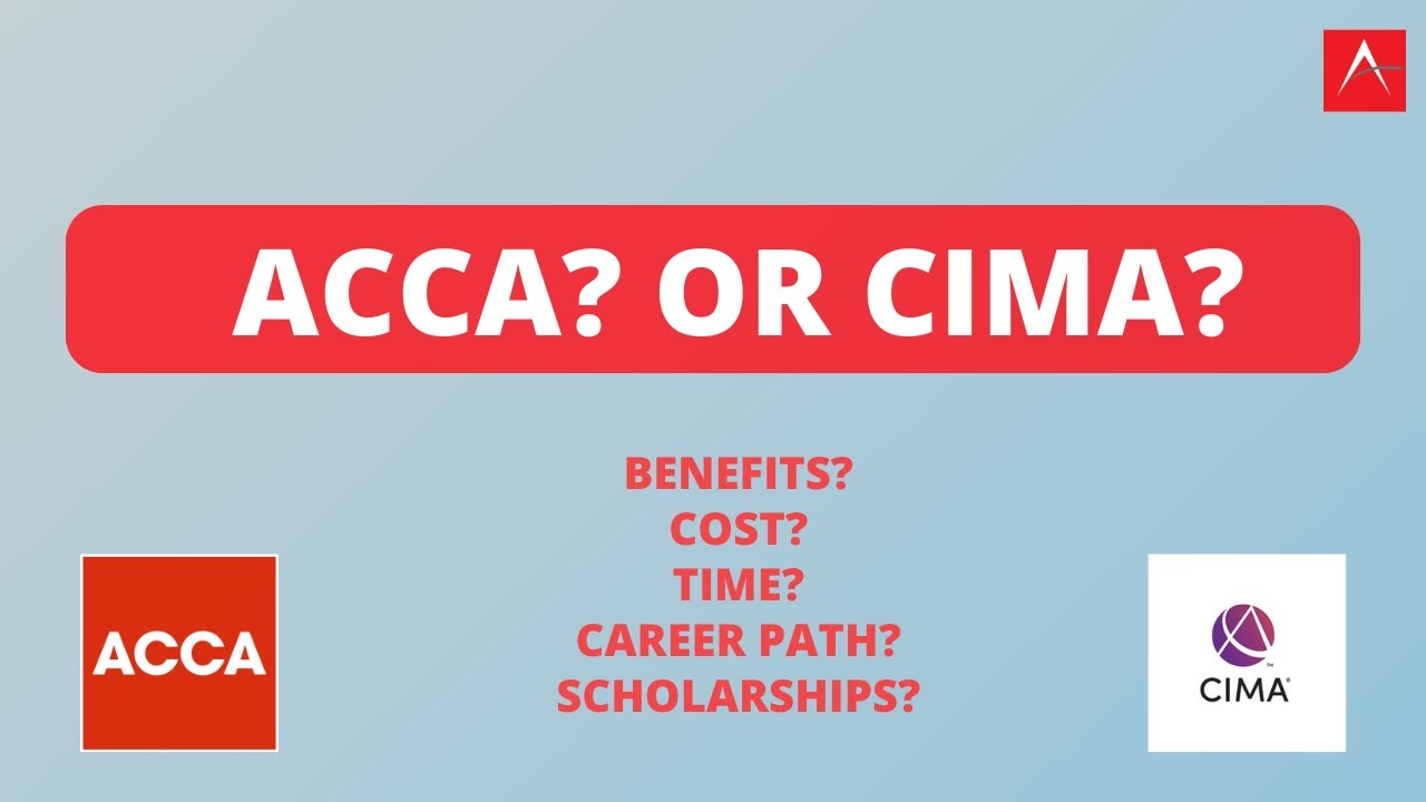 ACCA vs CIMA ? | A/L වලින් පස්සේ ACCA ද​? CIMA ද​? | Achievers
