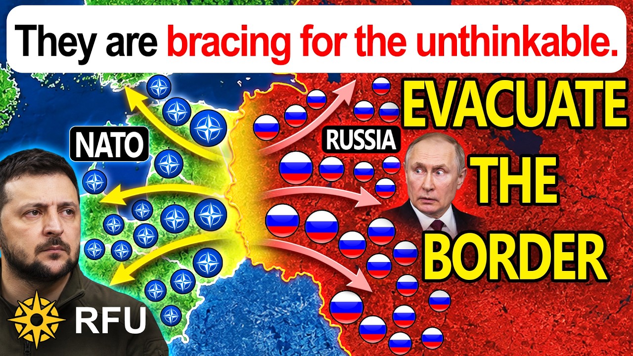 Russia and NATO prepare for WAR as borders are being evacuated.