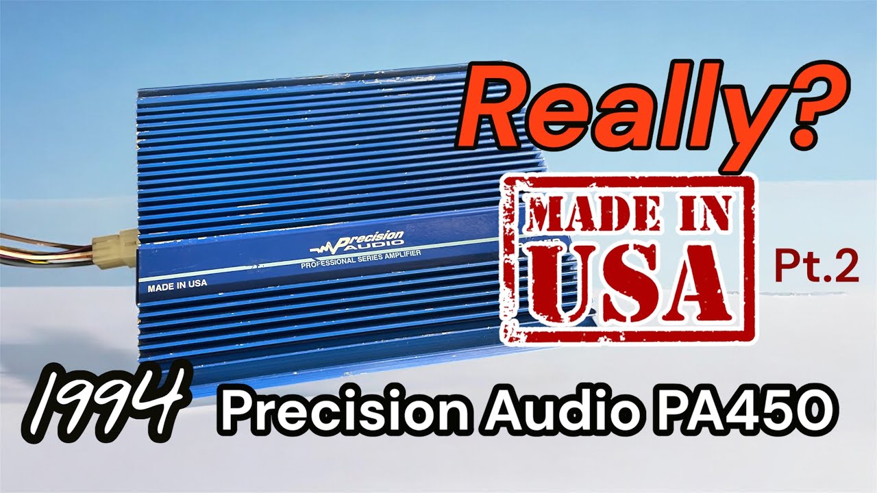 Часть 2. Действительно ли он сделан в США? Старый усилитель Precision Audio PA450 1994 года выпуска.
