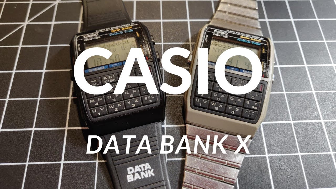 Casio Databank Calculators! DBX-102 and DBX-112 round-up