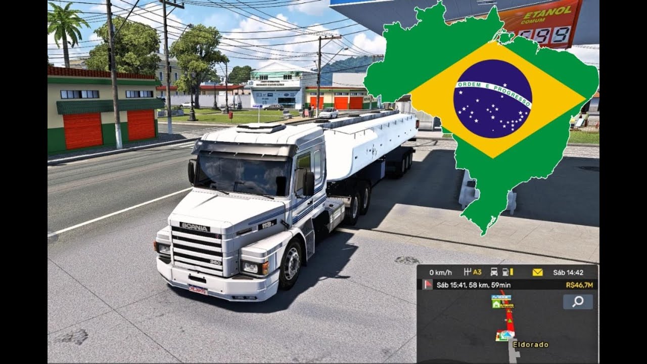 (ETS 2) Eldorado X Iporanga (Viajem Completa de Scania 113)