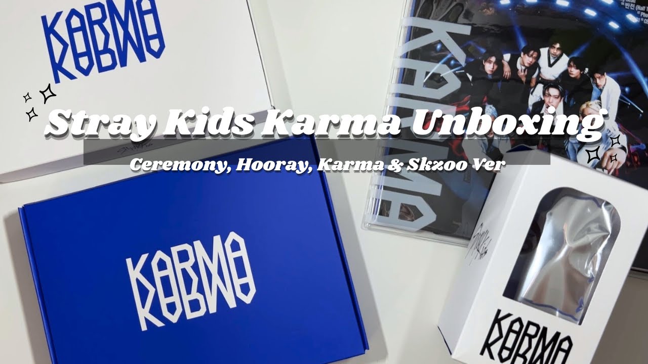 I Finally Got My Stray Kids Albums!! | Karma Unboxing