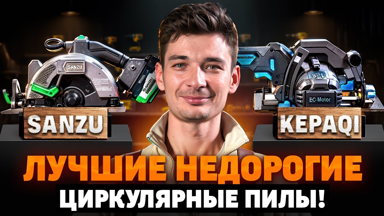 ЛУЧШАЯ НЕДОРОГАЯ ЦИРКУЛЯРНАЯ В 2025? Тест SANZU И KEPAQI: результат удивил!