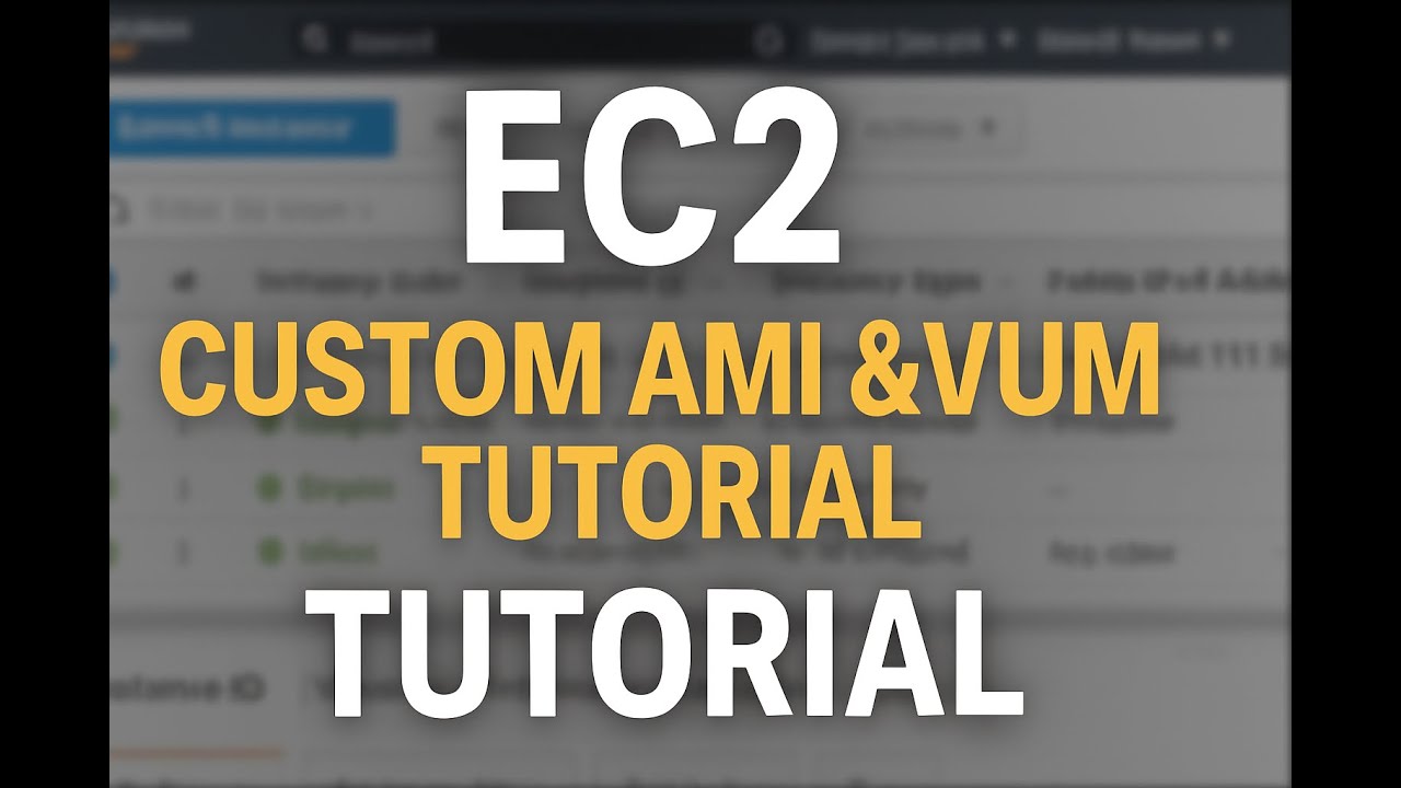 Create and Use Custom AMI & Volume in AWS EC2 | Step-by-Step Tutorial for Beginners