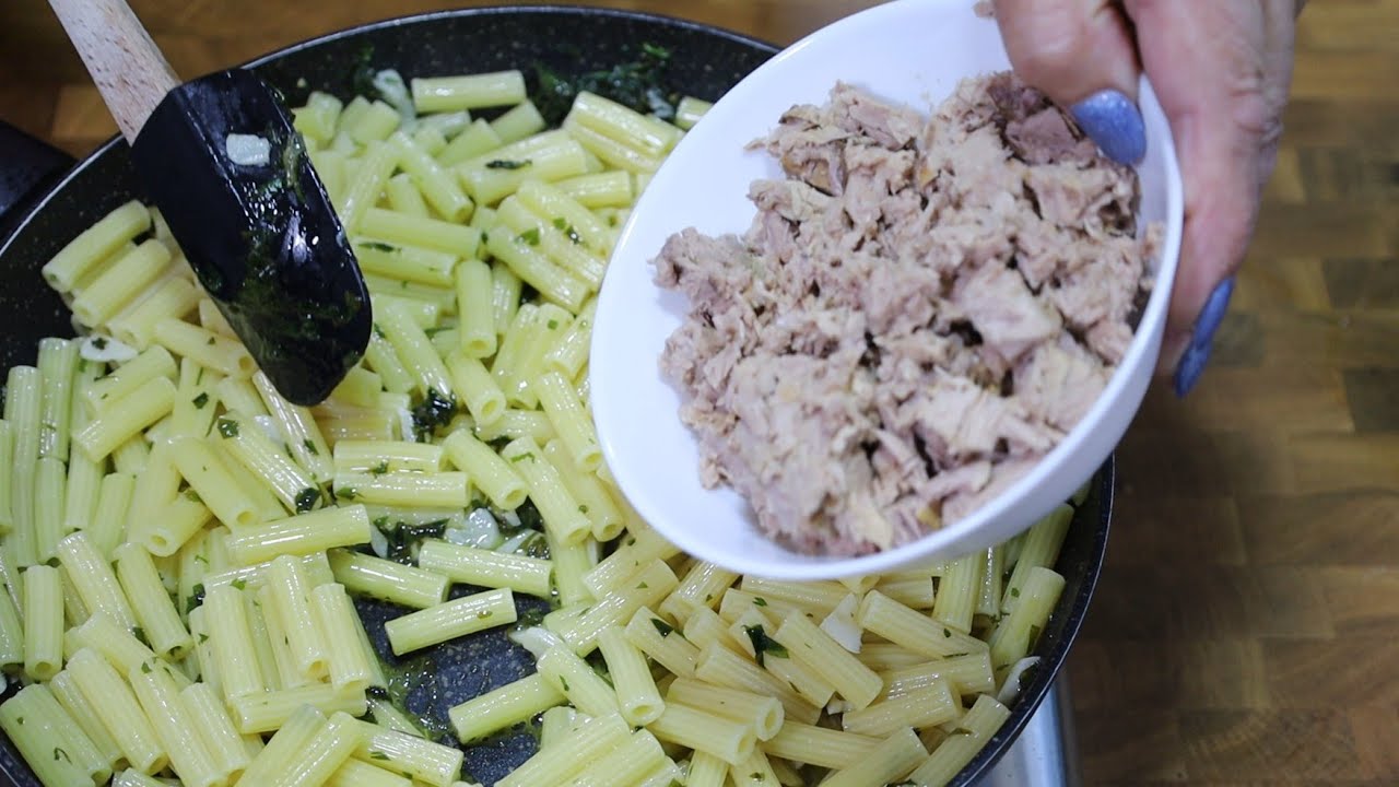 Massa com atum uma receita simples e rápida