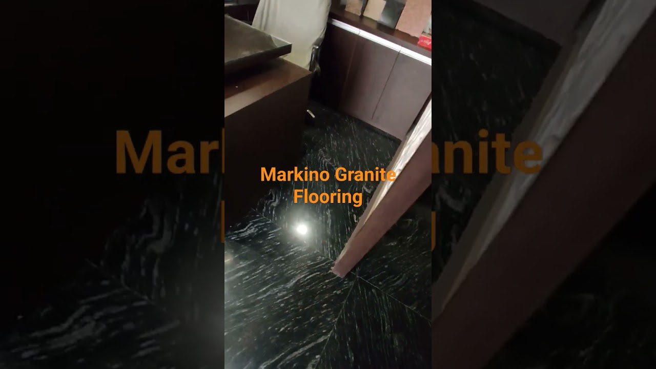 Natural Black Markino Granite Flooring