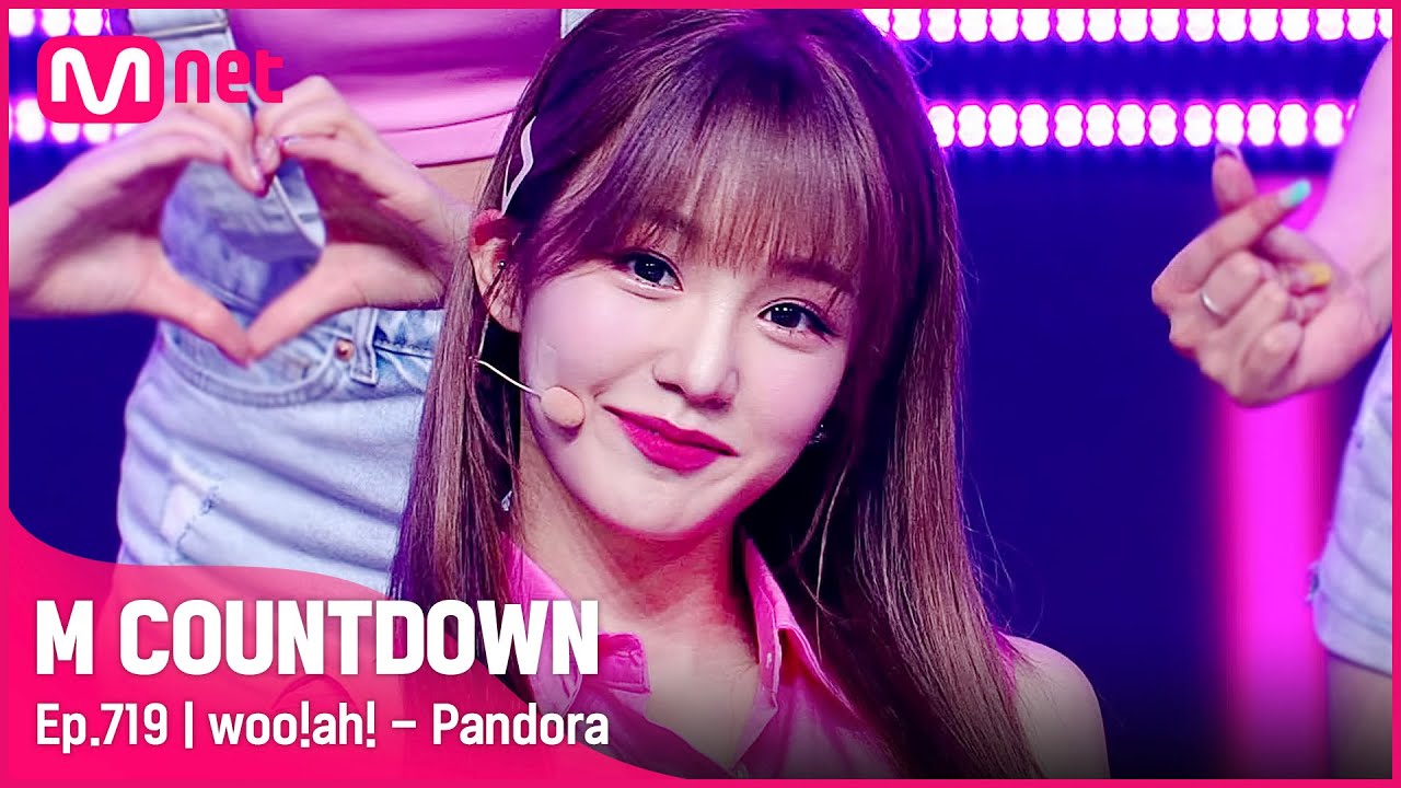 [woo!ah! - Pandora] KPOP TV Show |  #엠카운트다운 EP.719 | Mnet 210729 방송