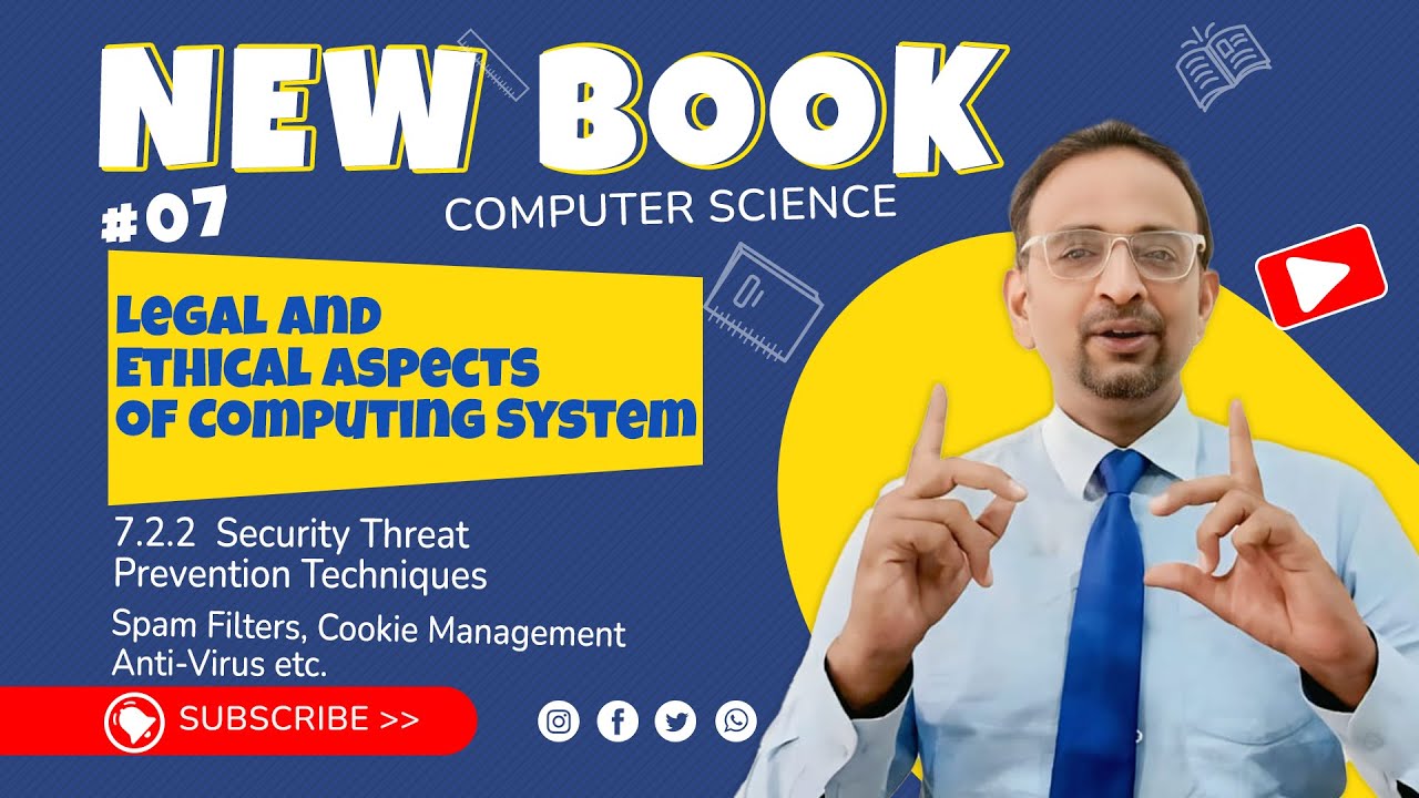 Unit | 7 | How to Prevent Security Threats | Spam Filters, Antivirus, Cookies, Phishing, Pharming