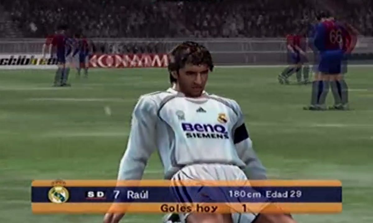 Pro Evolution Soccer 6 Real Madrid Vs. FC Barcelona I PES 6 PS2 Gameplay ESPAÑOL