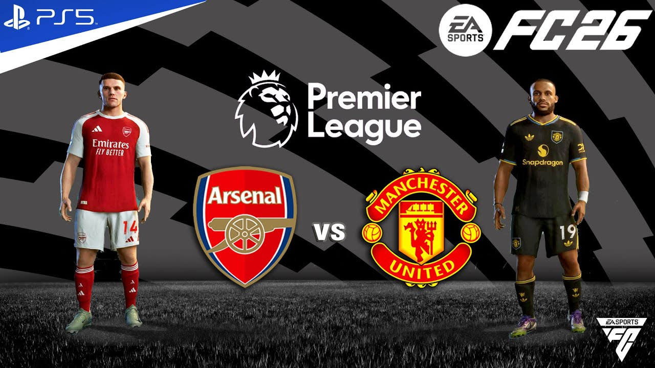 FC 26 - Arsenal vs Manchester united - Authentic Gameplay - Premier League Match PS5™ 4K