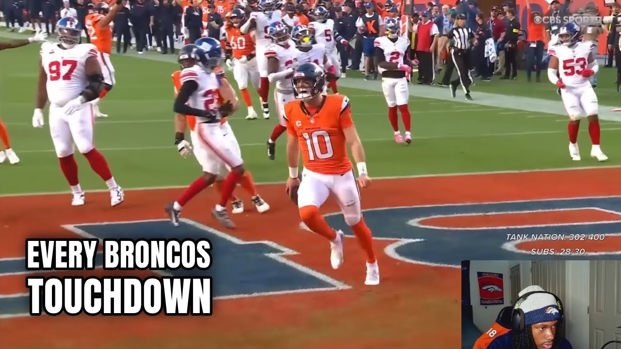 AyoTankk Reacts to EVERY Broncos Touchdown of the 2025 Season!