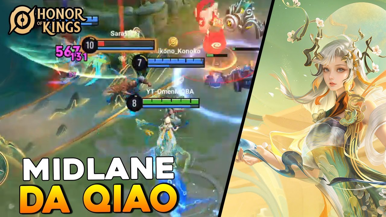Shocking! Da Qiao Actually Works in Midlane, Easy Rotations, Easy Wins! - Honor of kings