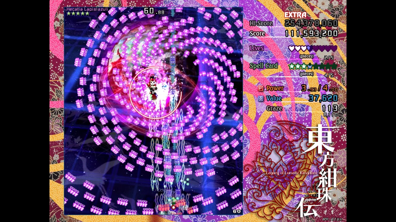 Touhou 15: Legacy of Lunatic Kingdom Extra Stage with Sanae