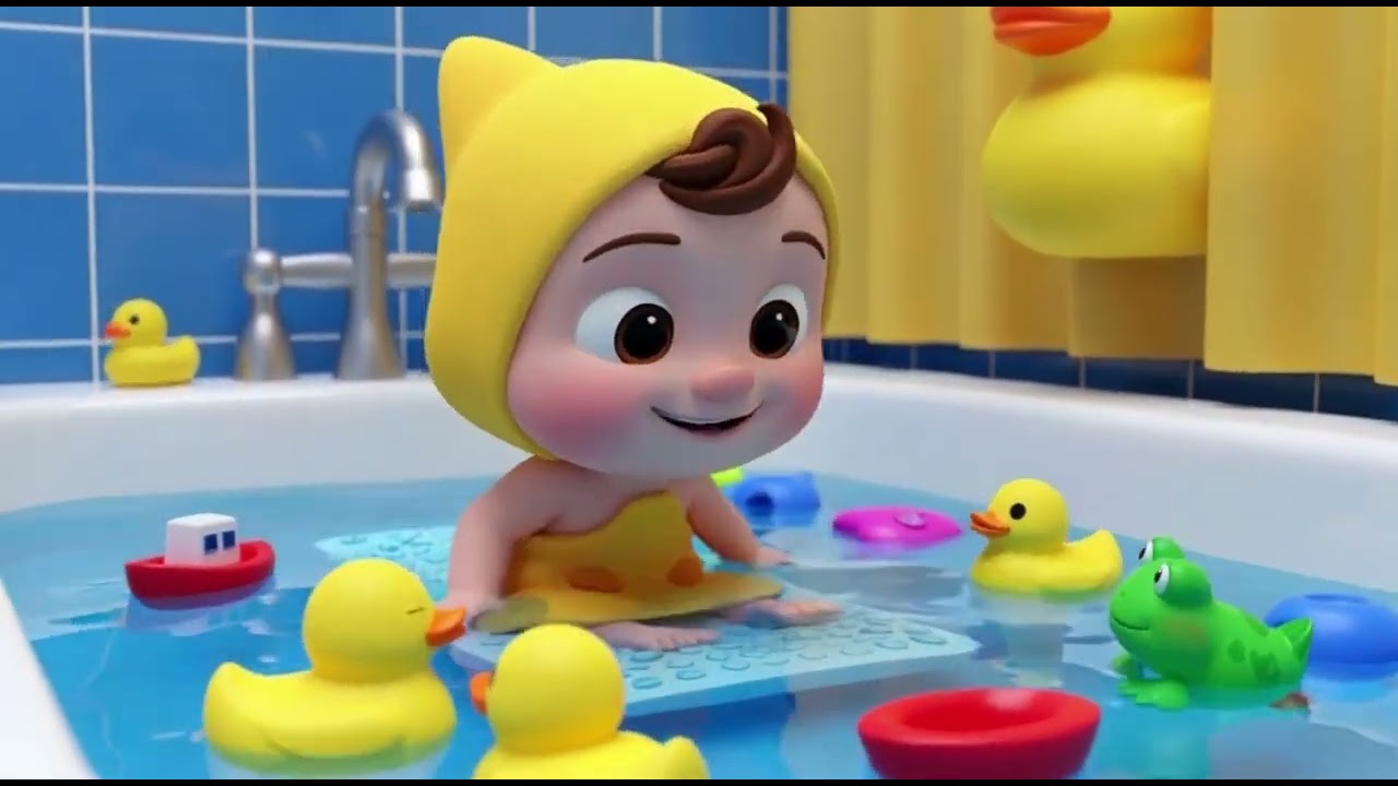 The bath song kids nursery rhymes