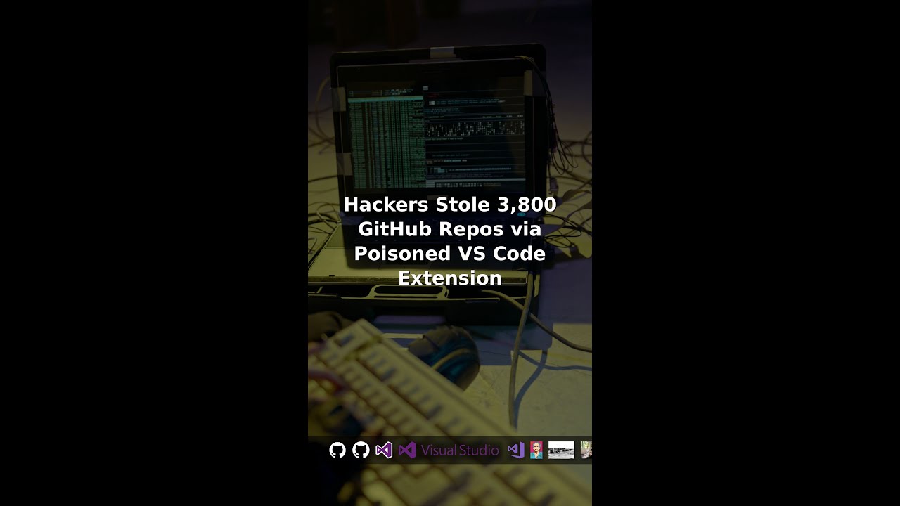 Хакеры украли 3800 репозиториев GitHub через зараженное расширение VS Code