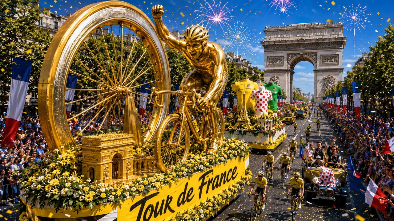 Tour de France 2026 GRAND FINALE! Triumphant Champs &Eacute;lys&eacute;es Celebration Parade