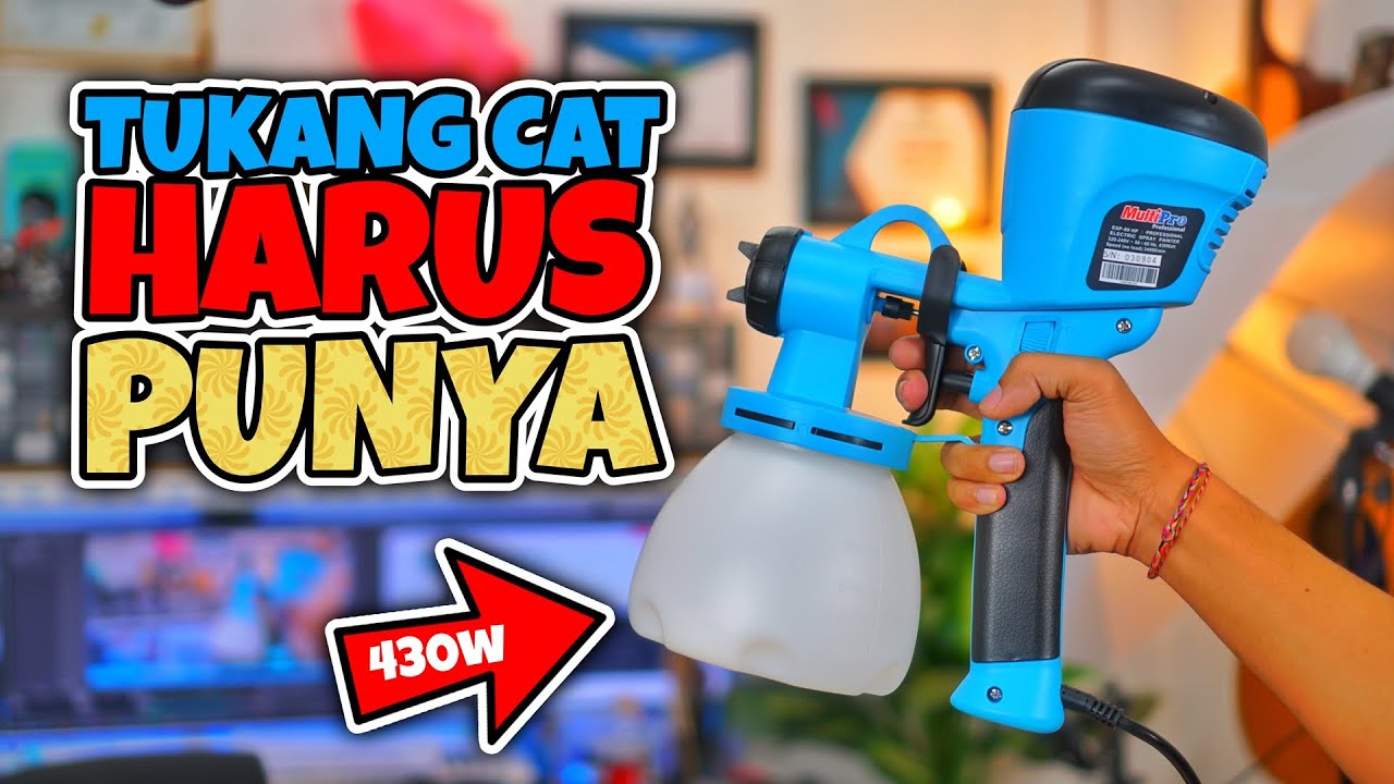 Tes Spray Painter Listrik Multipro Buat Cat Motor