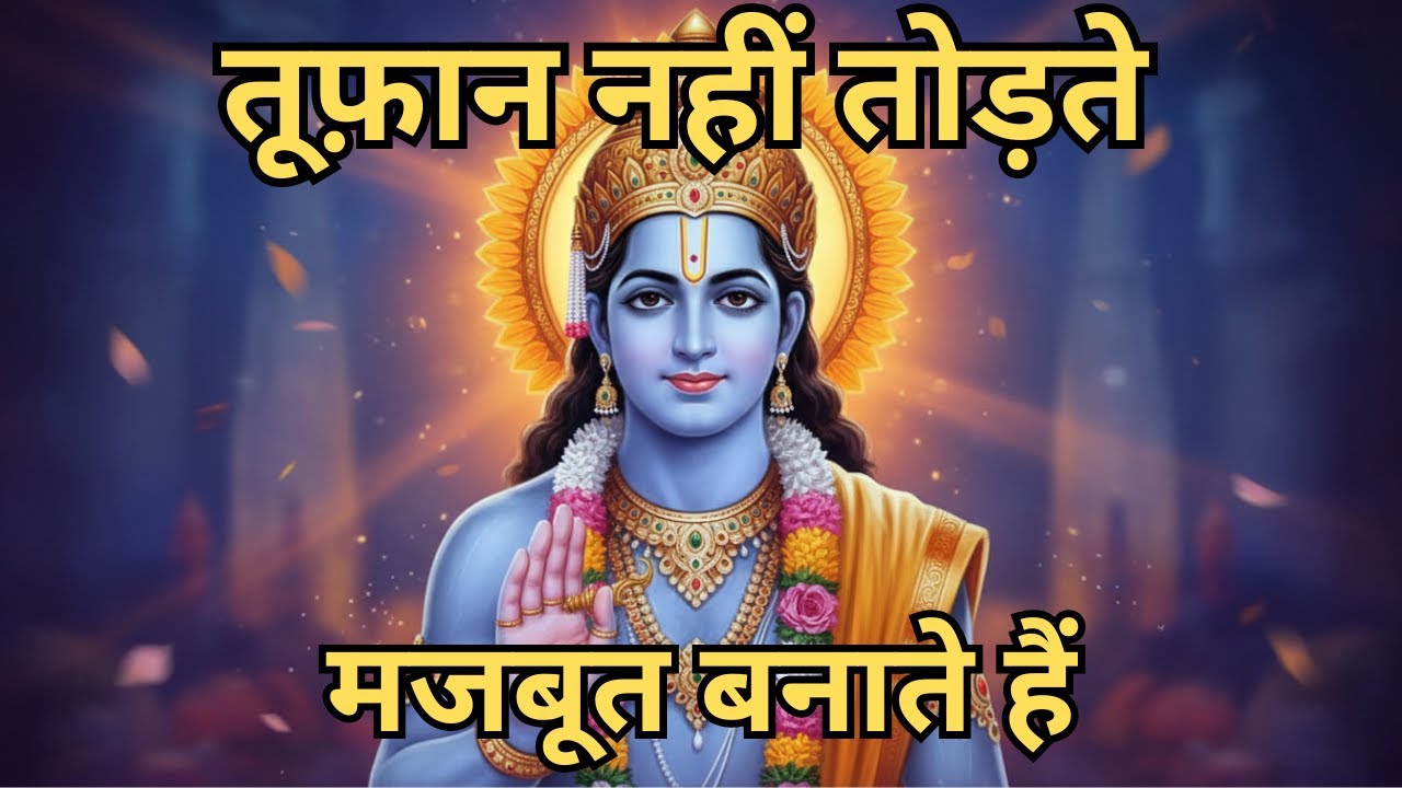 तूफ़ान नहीं तोड़ते, मजबूत बनाते हैं