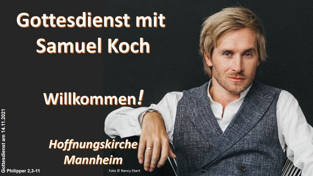 Gottesdienst mit Samuel Koch