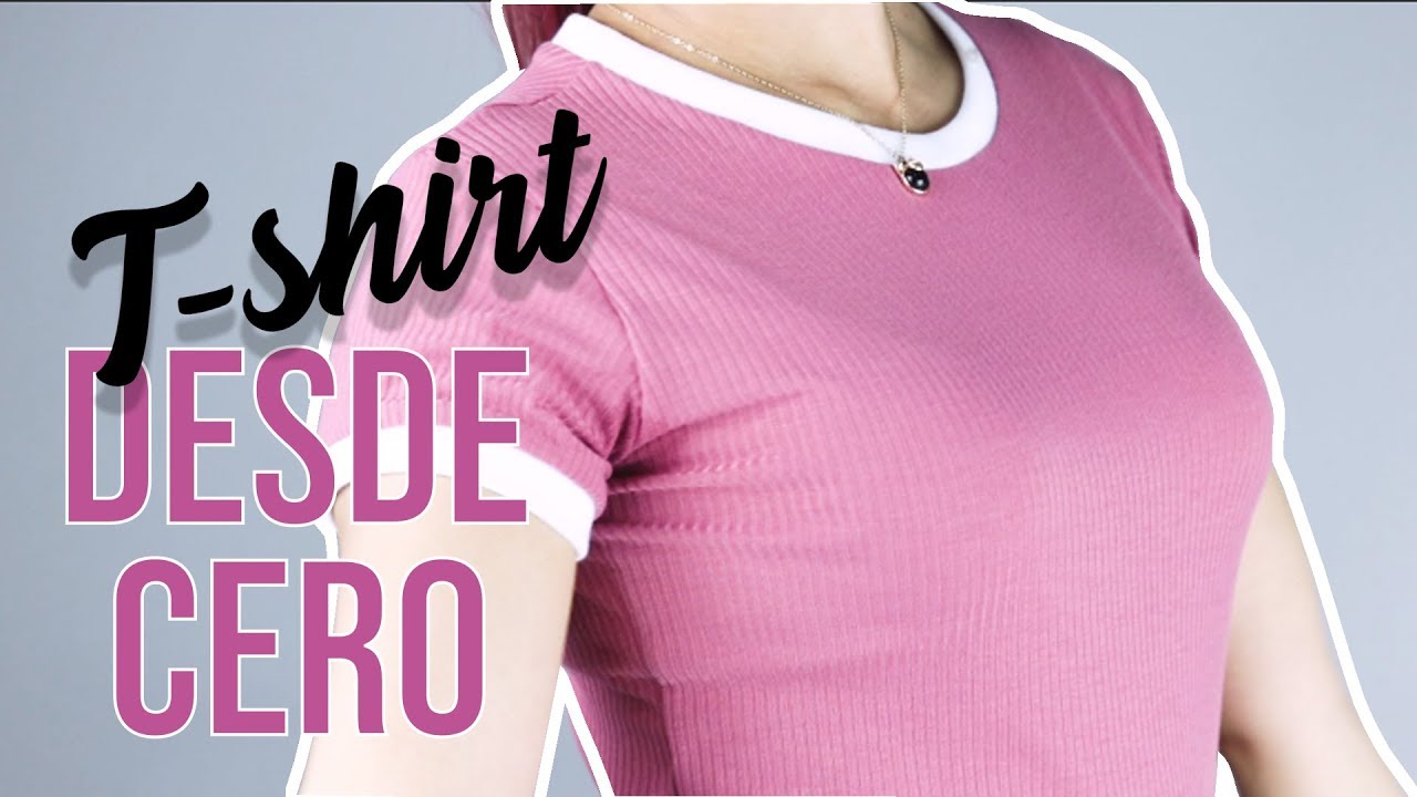 Playera DIY (T-shirt - camiseta) (PRINCIPANTES) #FIBERATELIER // FIBER
