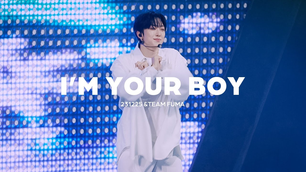 231225 I'M YOUR BOY (S.E.S.) - &TEAM 앤팀 FUMA 후마 フウマ 직캠｜SBS 가요대전