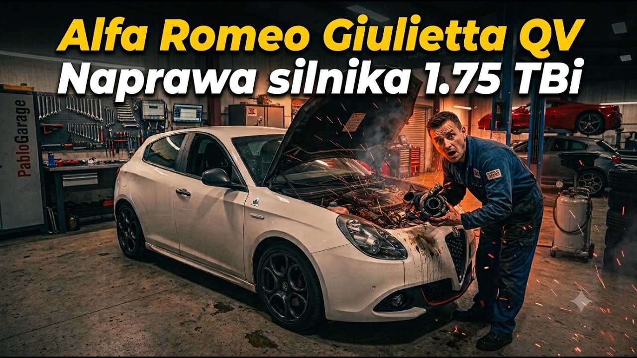 ⛽ ALFA ROMEO GIULIETTA QV - 1750 TBi - ремонт двигателя из-за высокого расхода масла #giulietta