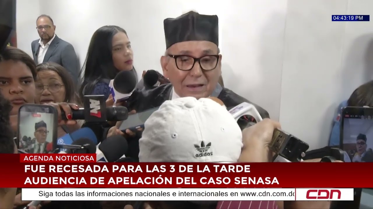 Fue recesada para las tres de la tarde audiencia de apelación del caso Senasa