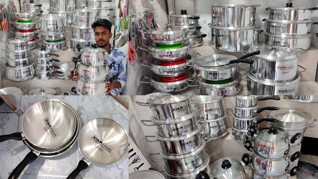 KIAM এর ফ্রাইংপ্যান,তাওয়া,মাল্টিপ্যান,সসপ্যান, মিল্কপ্যান,রোস্টপ্যান ইত্যাদি @BDFantasyland