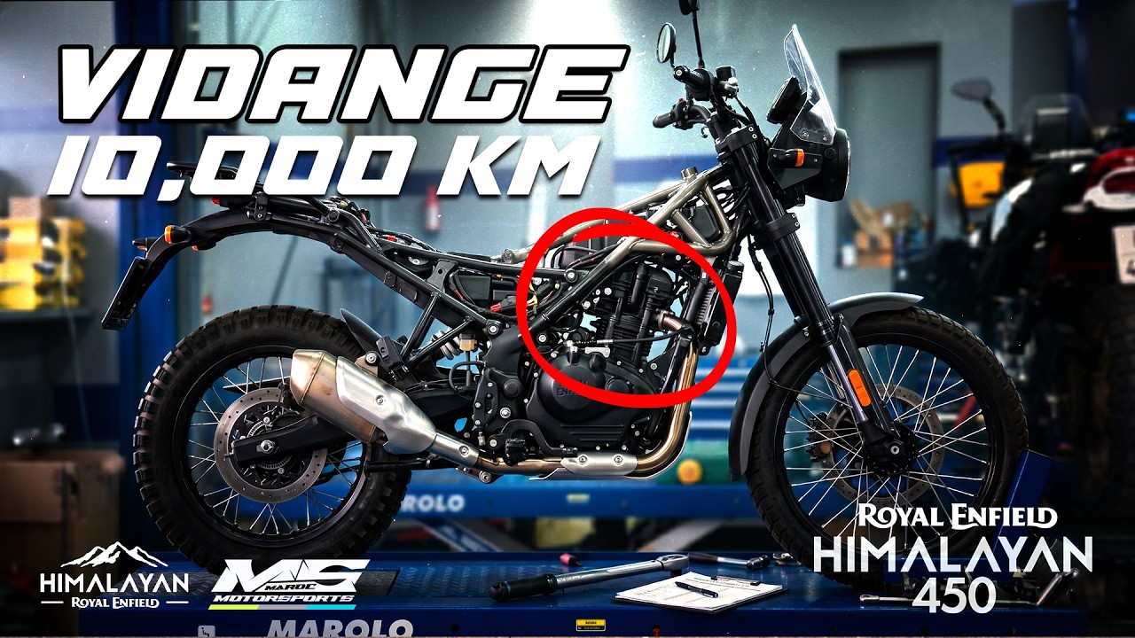 3rd Service +10 000 KM Royal Enfield HIMALAYAN 450 كيفاش كدوز الأمور؟