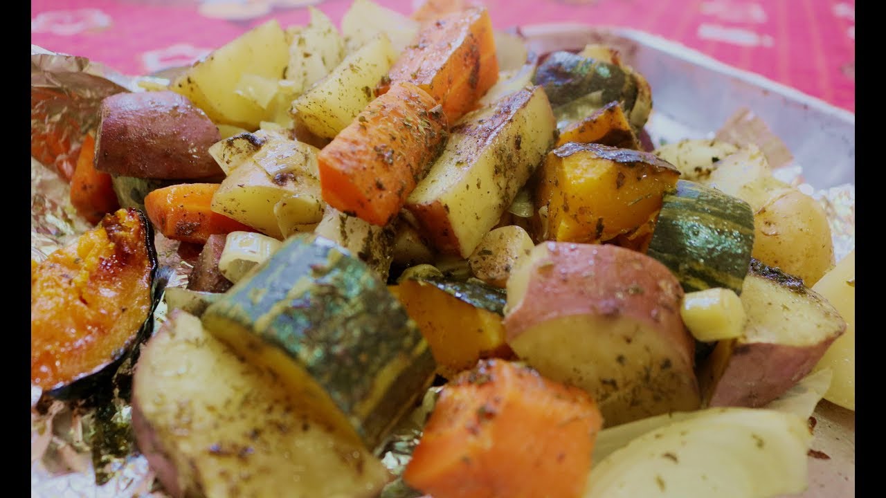 LEGUMES AO FORNO SUPER FÁCIL E GOSTOSO