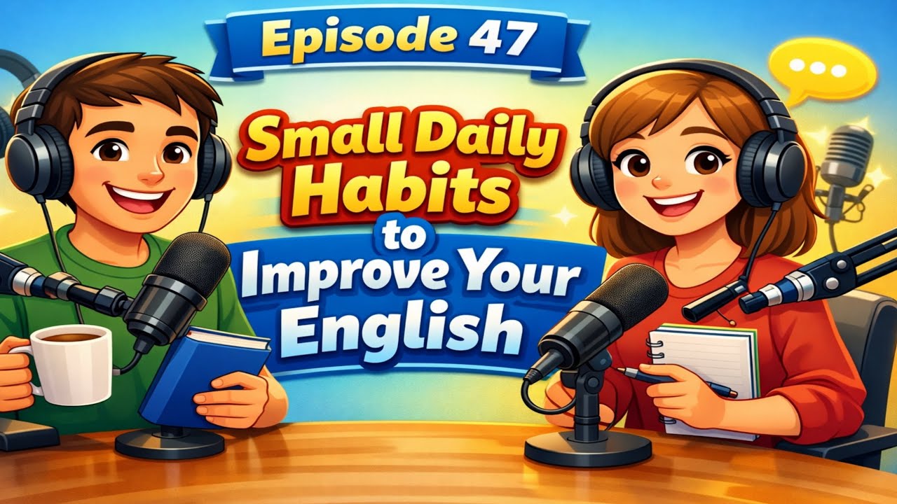 Learn English Naturally | Episode 47 | Small Daily Habits to Improve Your English | Slow English