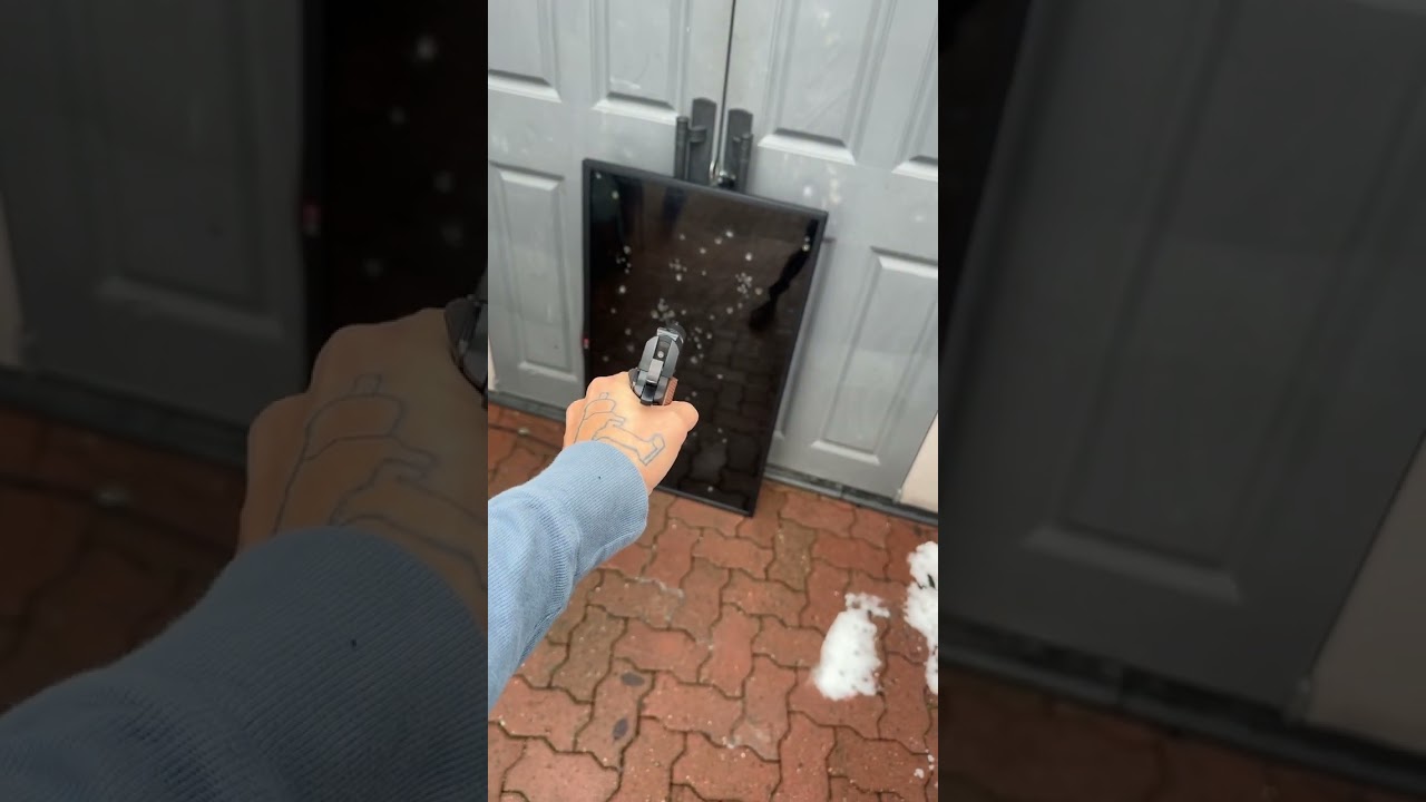 C02 air pistol vs TV #airgun #1911pistol #damage #fps #shooting #shootvideo