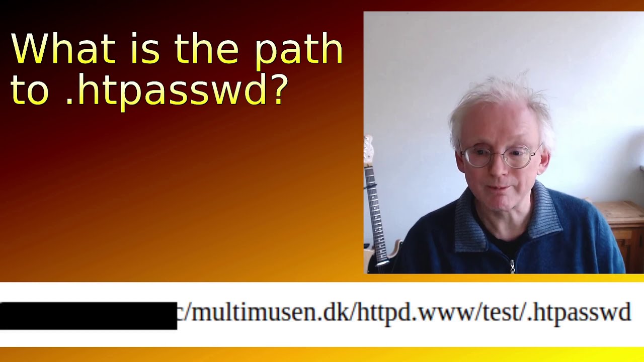 What is my path to .htpasswd?