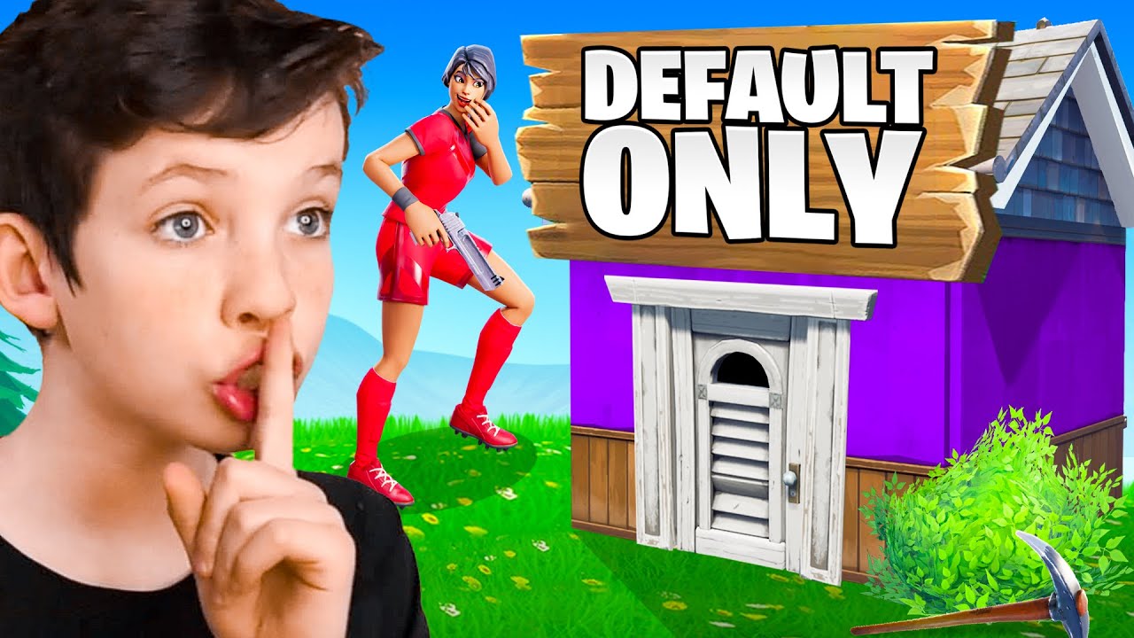 Josh Went UNDERCOVER in my DEFAULT ONLY Tournament!