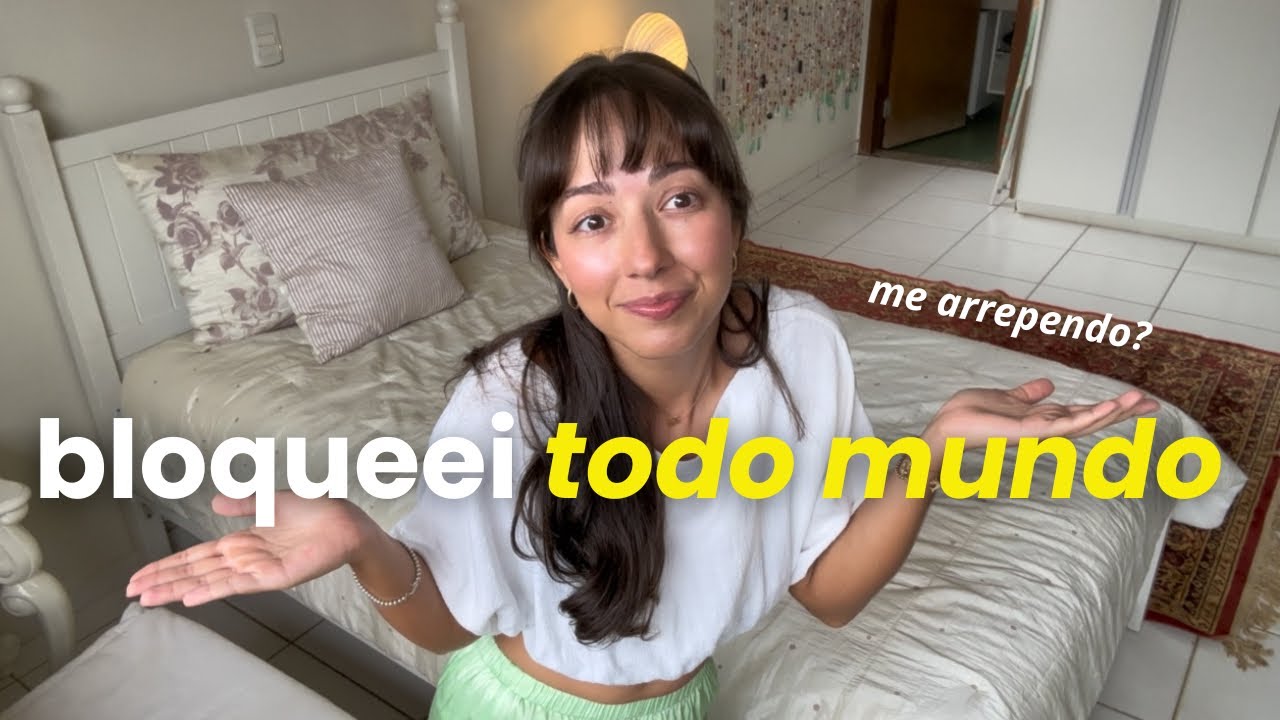Bloqueei todo mundo e comecei a criar conteúdo escondida