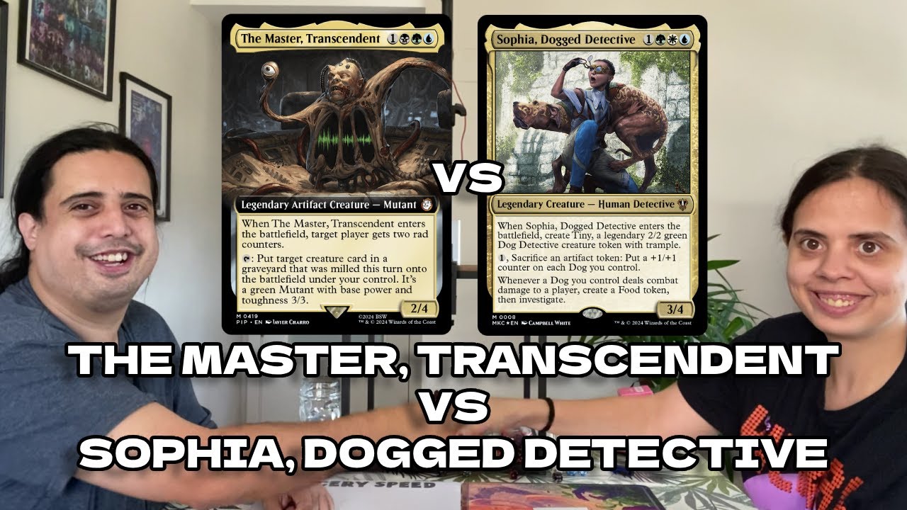 Mutants VS Dogs | The Master, Transcendent VS Sophia, Dogged Detective | MTG Commander