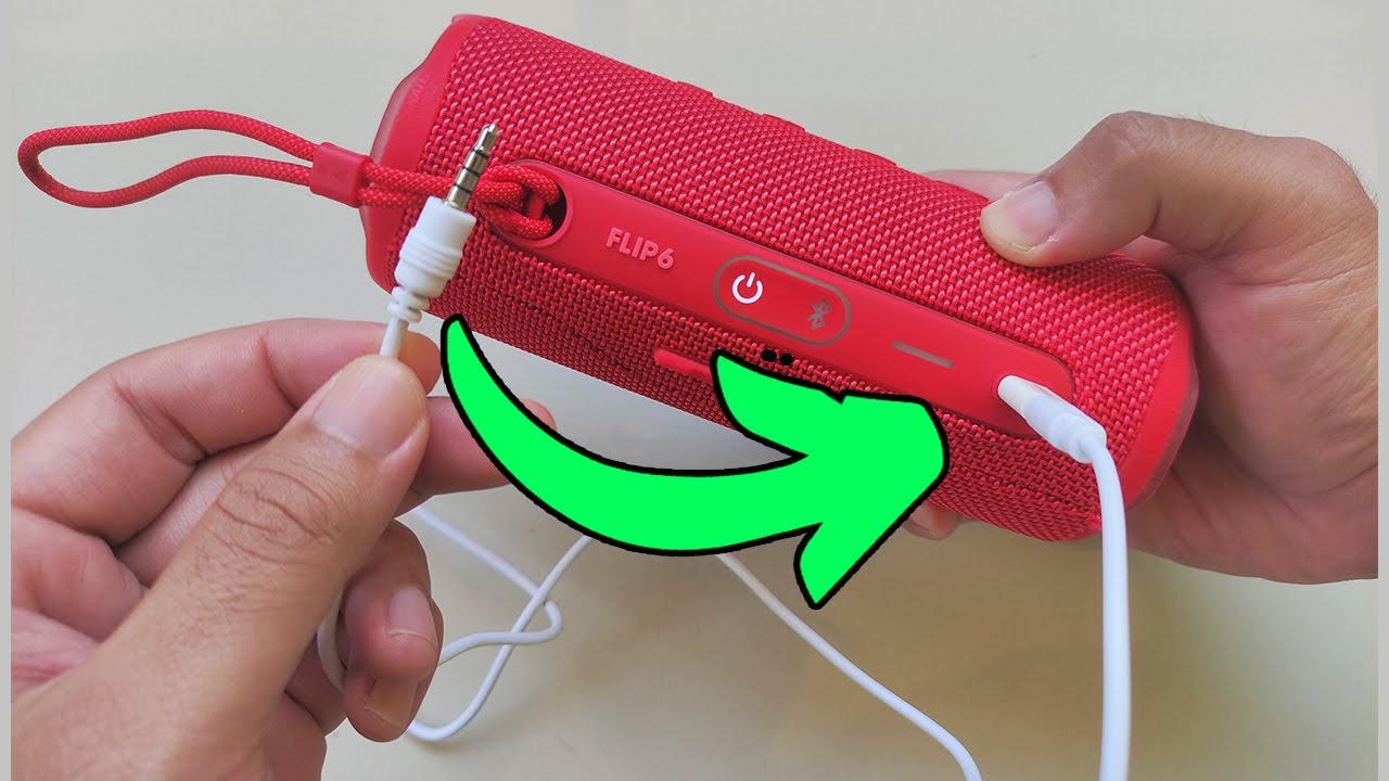 3,5-мм аудиоразъем для портативной Bluetooth-колонки JBL Flip 6