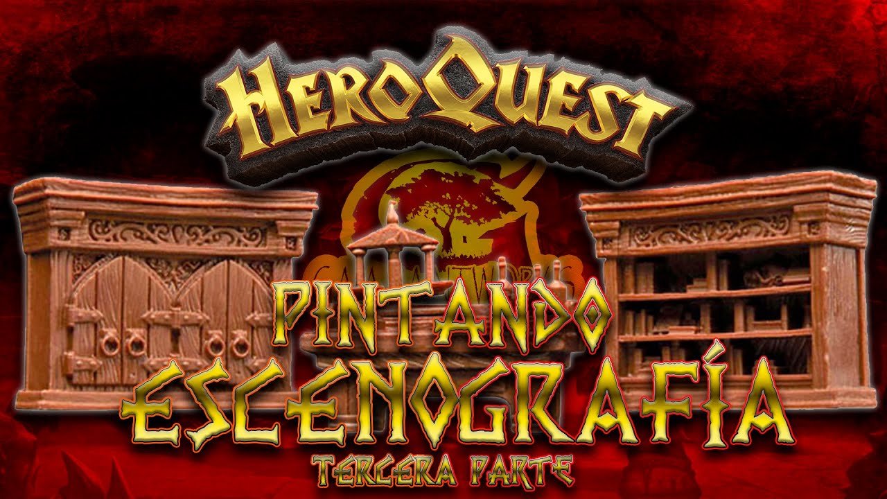 🎨Pintando HeroQuest 2021 Hasbro Escenografía Tercera Parte