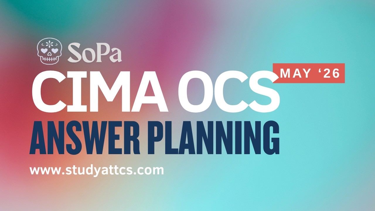 CIMA OCS май 2026: SoPa - Планирование ответов