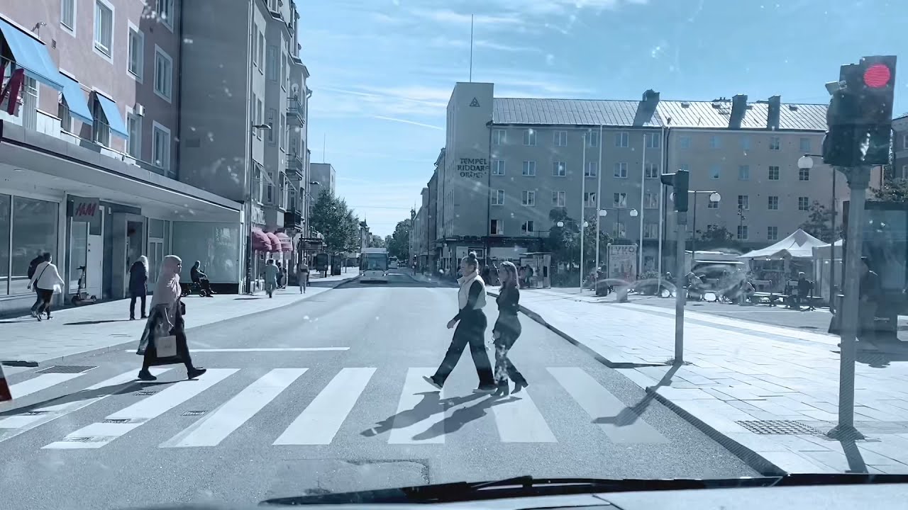 Sweden-Linköping City- Sunset Drive
