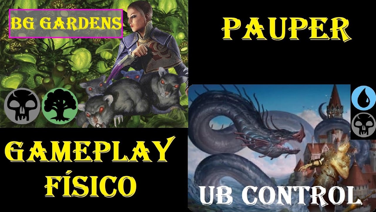 UB Control Vs BG Gardens [PAUPER] | Gameplay Físico #magicthegathering #mtg #mtgpauper