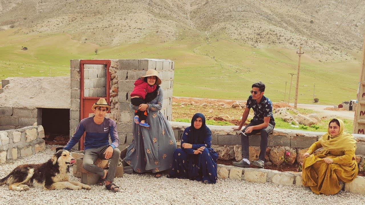 Completing construction projects: Mahin and his brothers in the mountains 🌄