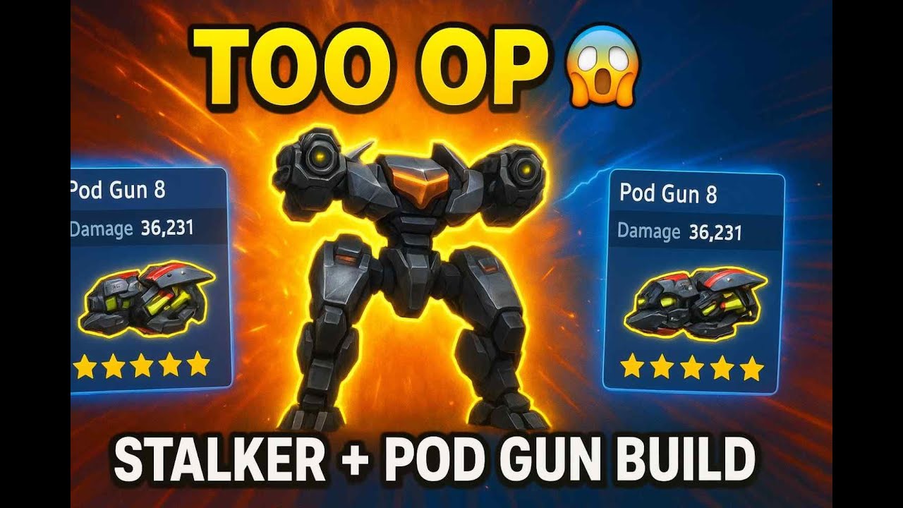 New META? Stalker + Pod Gun Build DOMINATES Mech Arena! 🚀