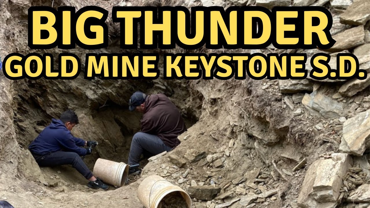 Gold Panning, Big Thunder Gold Mine Keystone, S.D. 5/4/23 #goldprospecting #goldmining #goldpanning