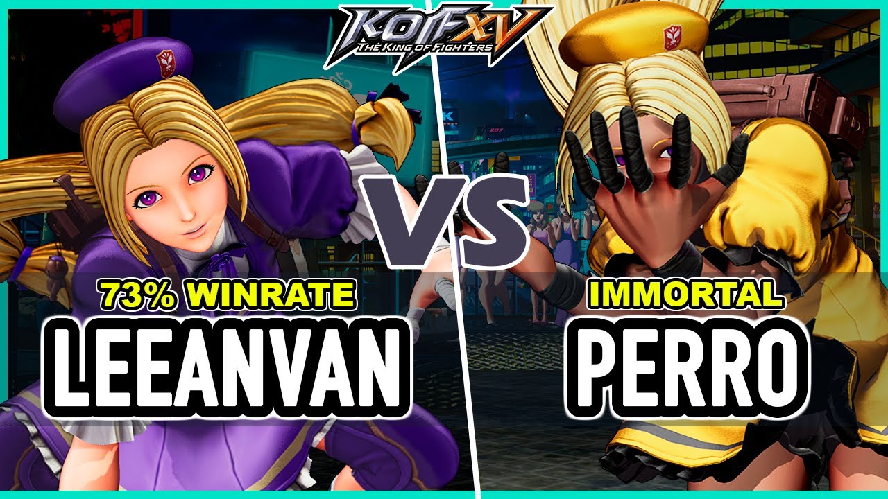 KOF XV 🔥 Leeanvan (Hinako/Isla/Whip) vs Perro (Hinako/Shun'ei/Leona)